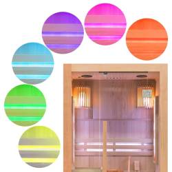 SAUNA FIŃSKA WYSOKOTEMPERATUROWA Z PIECEM KEMI1/HARVIA 1-2 OSOBOWA 120x105 KEMI1