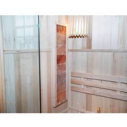 SAUNA FIŃSKA WYSOKOTEMPERATUROWA Z PIECEM KEMI1/HARVIA 1-2 OSOBOWA 120x105 KEMI1