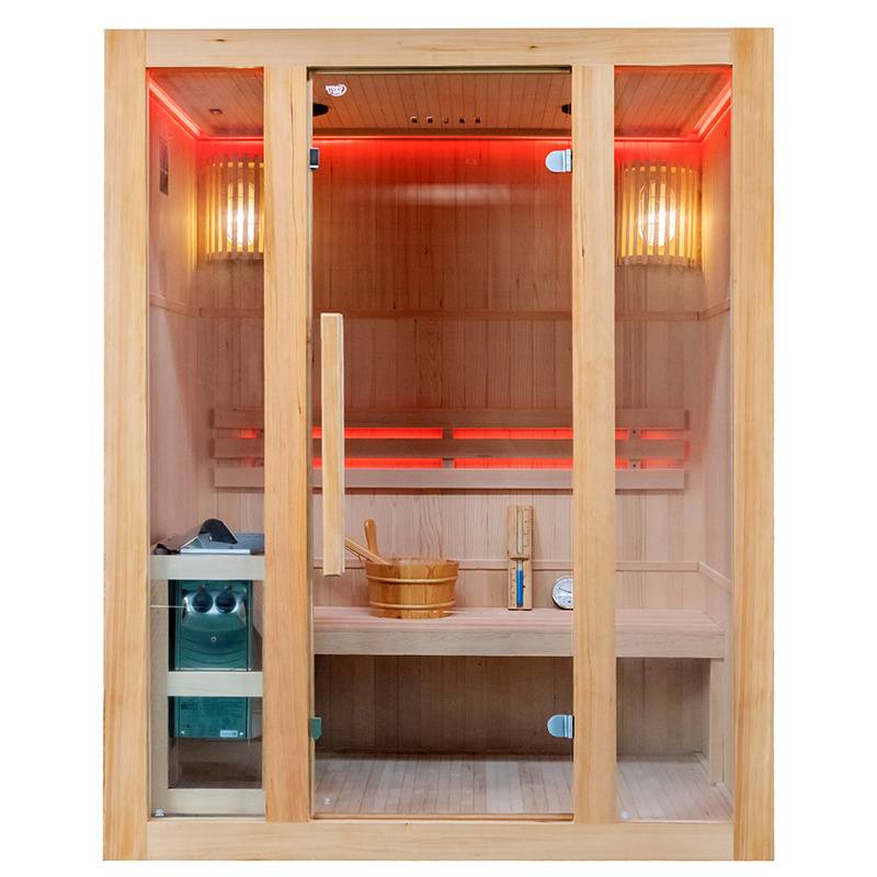 SAUNA FIŃSKA WYSOKOTEMPERATUROWA Z PIECEM BODO3/HARVIA 3-4 OSOBOWA 153x110 BODO3