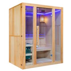SAUNA FIŃSKA WYSOKOTEMPERATUROWA Z PIECEM BODO3/HARVIA 3-4 OSOBOWA 153x110 BODO3