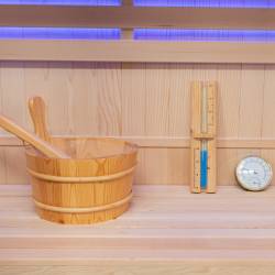 SAUNA FIŃSKA WYSOKOTEMPERATUROWA Z PIECEM BODO3/HARVIA 3-4 OSOBOWA 153x110 BODO3