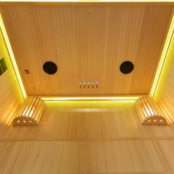 SAUNA FIŃSKA WYSOKOTEMPERATUROWA Z PIECEM BODO3/HARVIA 3-4 OSOBOWA 153x110 BODO3