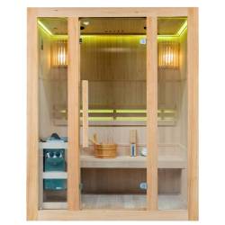 SAUNA FIŃSKA WYSOKOTEMPERATUROWA Z PIECEM BODO3/HARVIA 3-4 OSOBOWA 153x110 BODO3