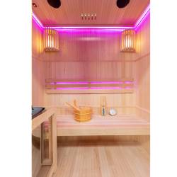 SAUNA FIŃSKA WYSOKOTEMPERATUROWA Z PIECEM BODO3/HARVIA 3-4 OSOBOWA 153x110 BODO3