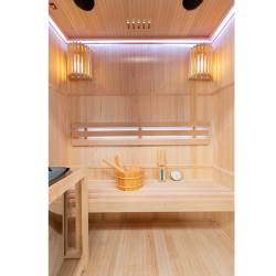 SAUNA FIŃSKA WYSOKOTEMPERATUROWA Z PIECEM BODO3/HARVIA 3-4 OSOBOWA 153x110 BODO3