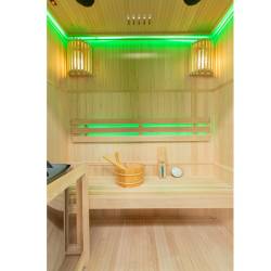 SAUNA FIŃSKA WYSOKOTEMPERATUROWA Z PIECEM BODO3/HARVIA 3-4 OSOBOWA 153x110 BODO3