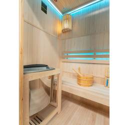 SAUNA FIŃSKA WYSOKOTEMPERATUROWA Z PIECEM BODO3/HARVIA 3-4 OSOBOWA 153x110 BODO3