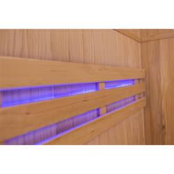 SAUNA FIŃSKA WYSOKOTEMPERATUROWA Z PIECEM BODO2/HARVIA 1-2 OSOBOWA 120x120 BODO2