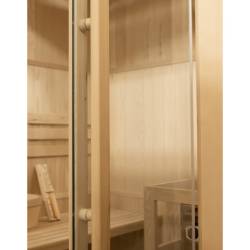 SAUNA FIŃSKA WYSOKOTEMPERATUROWA Z PIECEM BODO2/HARVIA 1-2 OSOBOWA 120x120 BODO2