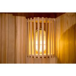 SAUNA FIŃSKA WYSOKOTEMPERATUROWA Z PIECEM BODO1/HARVIA 1-2 OSOBOWA 120x105 BODO1