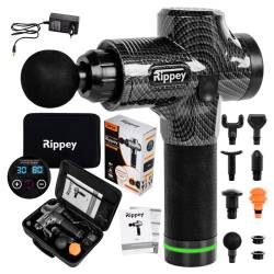PISTOLET DO MASAŻU MASAŻER DO PLECÓW CIAŁA MASSAGE GUN + 8 KOŃCÓWEK RP08 RP08