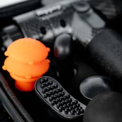 PISTOLET DO MASAŻU MASAŻER DO PLECÓW CIAŁA MASSAGE GUN + 8 KOŃCÓWEK RP08 RP08