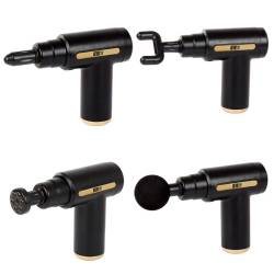 PISTOLET DO MASAŻU MASAŻER DO PLECÓW CIAŁA MASSAGE GUN + 4 KOŃCÓWEK RP07 RP07