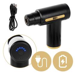 PISTOLET DO MASAŻU MASAŻER DO PLECÓW CIAŁA MASSAGE GUN + 4 KOŃCÓWEK RP07 RP07