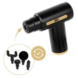 PISTOLET DO MASAŻU MASAŻER DO PLECÓW CIAŁA MASSAGE GUN + 4 KOŃCÓWEK RP07 RP07