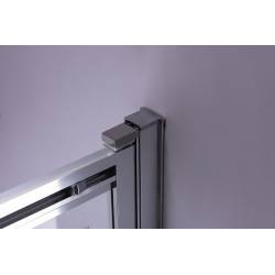 PARAWAN NAWANNOWY PR07 CHROM 85x150 CM 6 MM PR07-CH-85X150