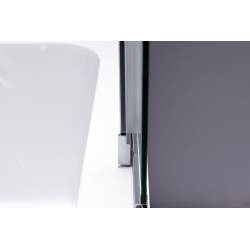 PARAWAN NAWANNOWY PR07 CHROM 85x150 CM 6 MM PR07-CH-85X150