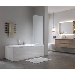 PARAWAN NAWANNOWY PR01 CHROM 80x140 CM 6 MM PR01-80X140
