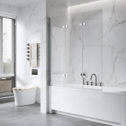 PARAWAN NAWANNOWY KPE-1203 CHROM 120x140 CM 6 MM KPE-1203