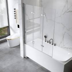 PARAWAN NAWANNOWY KPE-1203 CHROM 120x140 CM 6 MM KPE-1203