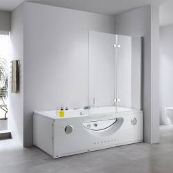 PARAWAN NAWANNOWY KPE-1201 CHROM 120x140 CM 6 MM KPE-1201
