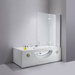 PARAWAN NAWANNOWY KPA-1200 CHROM 120x140 CM 6 MM KPA-1200