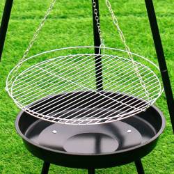 PALENISKO GRILL OGRODOWY WĘGLOWY Z POKRYWĄ VL11 CZARNE VL11-BLACK