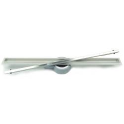 ODPŁYW LINIOWY OBROTOWY SLIM DL03 SATIN 90 CM DL03-SLIM-ST90