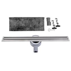 ODPŁYW LINIOWY OBROTOWY SLIM DL03 SATIN 80 CM DL03-SLIM-ST80