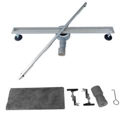 ODPŁYW LINIOWY OBROTOWY SLIM DL03 SATIN 60 CM DL03-SLIM-ST60