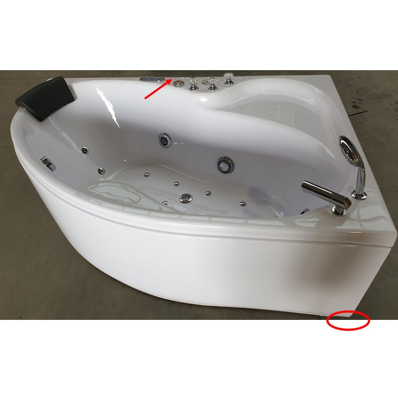 Wanna SPA z hydromasażem ZEUS 884 160X105CM Wanna SPA z hydromasażem ZEUS 884 160X105CM