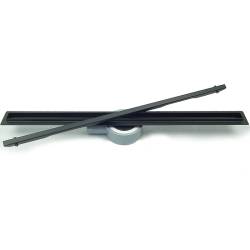 ODPŁYW LINIOWY OBROTOWY SLIM DL03 CZARNY 100 CM DL03-SLIM-BL100