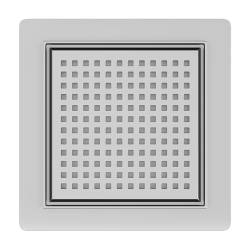 ODPŁYW LINIOWY KWADRATOWY DL08 QUBE G3 SATIN 15x15 CM DL08-QUBE-G3-ST15