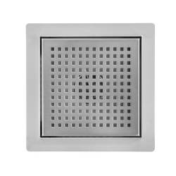 ODPŁYW LINIOWY KWADRATOWY DL08 QUBE G3 SATIN 15x15 CM DL08-QUBE-G3-ST15