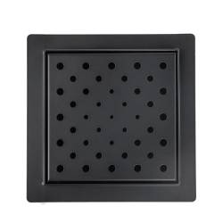 ODPŁYW LINIOWY KWADRATOWY DL06 CIRCLE G7 CZARNY 15x15 CM DL06-CIRCLE-G7-BL15