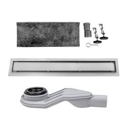 ODPŁYW LINIOWY DL05 FIX G1 SATIN 60 CM DL05-360-FIX-G1-ST60