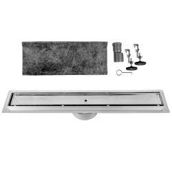 ODPŁYW LINIOWY DL02 360 OBROTOWY 60 CM SATIN SYFON DL02-360-ST60