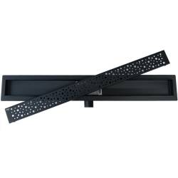 ODPŁYW LINIOWY DL01 WAVE G5 CZARNY 90 CM DL01-WAVE-G5-BL90