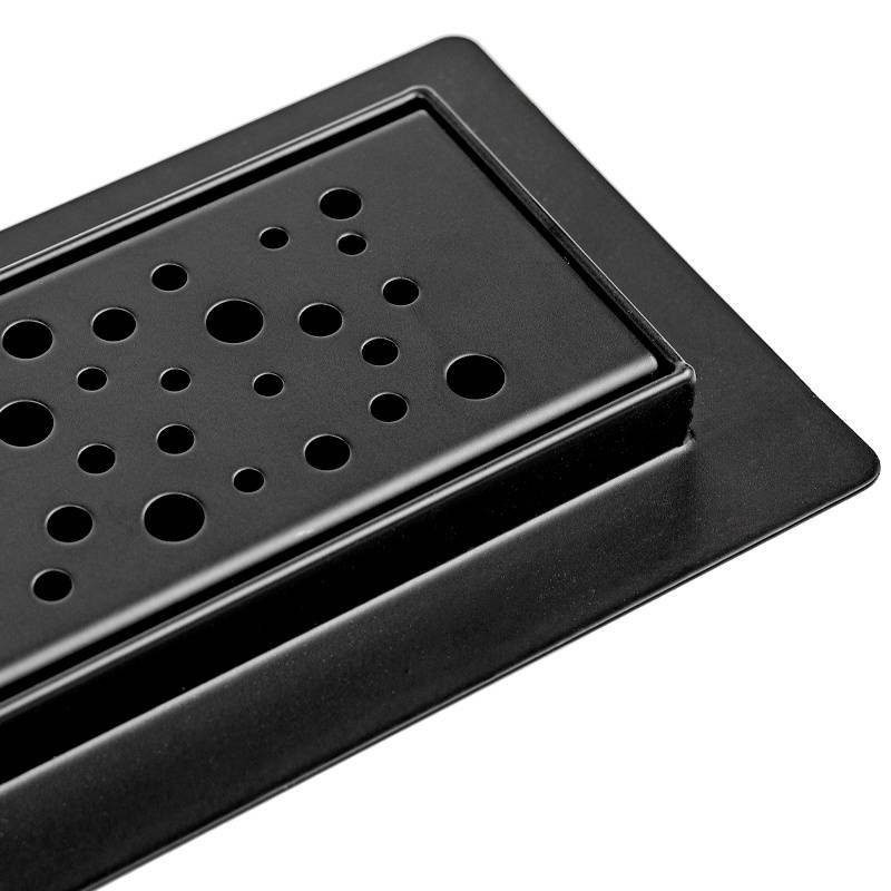 ODPŁYW LINIOWY DL01 WAVE G5 CZARNY 60 CM DL01-WAVE-G5-BL60