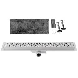 ODPŁYW LINIOWY DL01 WAVE G5 60 CM SATIN SYFON DL01-WAVE-G5-ST60