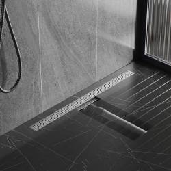 ODPŁYW LINIOWY DL01 QUBE G3 SATIN 80 CM DL01-QUBE-G3-ST80