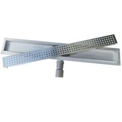 ODPŁYW LINIOWY DL01 QUBE G3 SATIN 80 CM DL01-QUBE-G3-ST80