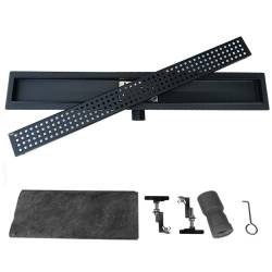 ODPŁYW LINIOWY DL01 QUBE G3 CZARNY 70 CM DL01-QUBE-G3-BL70