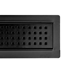 ODPŁYW LINIOWY DL01 QUBE G3 CZARNY 60 CM DL01-QUBE-G3-BL60