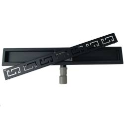 ODPŁYW LINIOWY DL01 OMEGA G6 CZARNY 60 CM DL01-OMEGA-G6-BL60