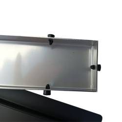 ODPŁYW LINIOWY DL01 GLASS CZARNY 80 CM DL01-GLASS-BL80