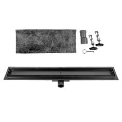 ODPŁYW LINIOWY DL01 FIX G1 CZARNY 90 CM DL01-FIX-G1-BL90