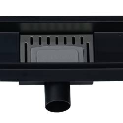 ODPŁYW LINIOWY DL01 FIX G1 CZARNY 90 CM DL01-FIX-G1-BL90