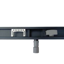 ODPŁYW LINIOWY DL01 FIX G1 CZARNY 80 CM DL01-FIX-G1-BL80