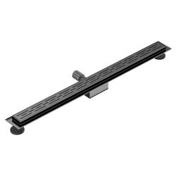 ODPŁYW LINIOWY DL01 CLASSIC G2 CZARNY 70 CM DL01-CLASSIC-G2-BL70